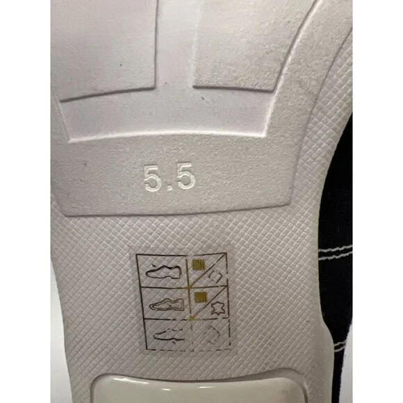 Jeffrey Campbell Women's Shoes Sneaker Heels Black White Slip On Mules 5.5 - Picture 10 of 10